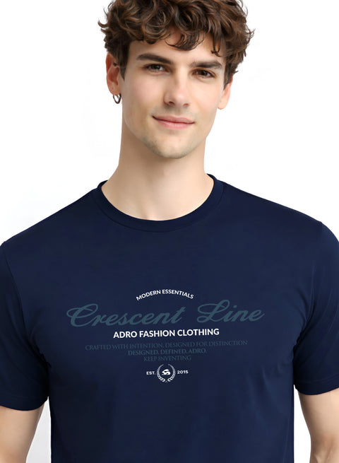 Adro Mens Graphic Printed 100% Cotton T-Shirt | Regular Fit | Printed T-Shirts for Men | Summer Stylish Mens Printed T shirt