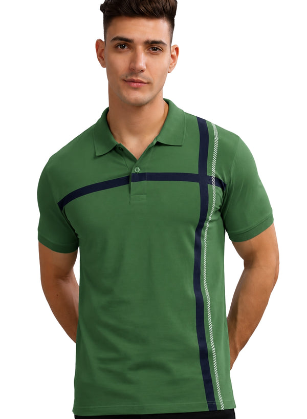 Adro Men’s Cotton Polo T-Shirt | Soft Feel | Casual Streetwear