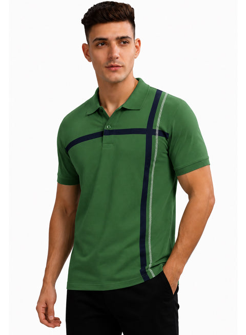 Adro Men’s Cotton Polo T-Shirt | Soft Feel | Casual Streetwear