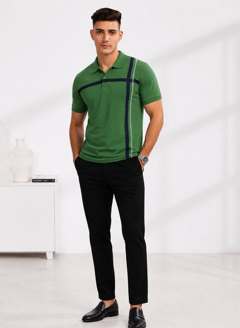 Adro Men’s Cotton Polo T-Shirt | Soft Feel | Casual Streetwear