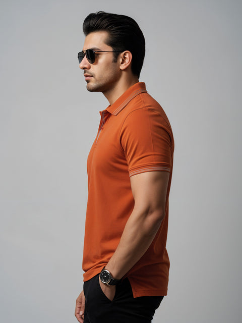 Adro Polo T Shirt for Men | Black Polo T-shirt | 100% Cotton Polo Tshirt | Regular Fit Polo| Available in Plus Size Polo