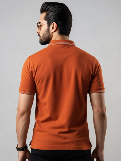 Adro Polo T Shirt for Men | Black Polo T-shirt | 100% Cotton Polo Tshirt | Regular Fit Polo| Available in Plus Size Polo