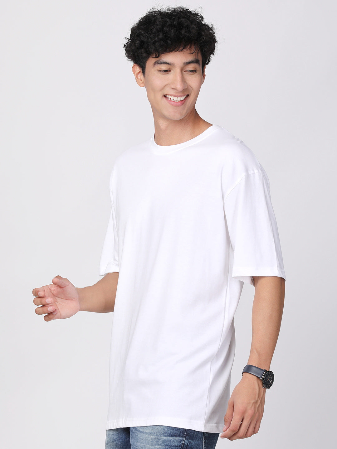 Baggy white t shirt hot sale mens