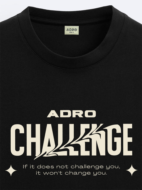 Adro Oversize T shirt for men | Drop shoulder T shirt | Mens Oversize T-shirt | 220 GSM Cotton Oversize Tshirt | Trendy Front and Back Printed T shirt