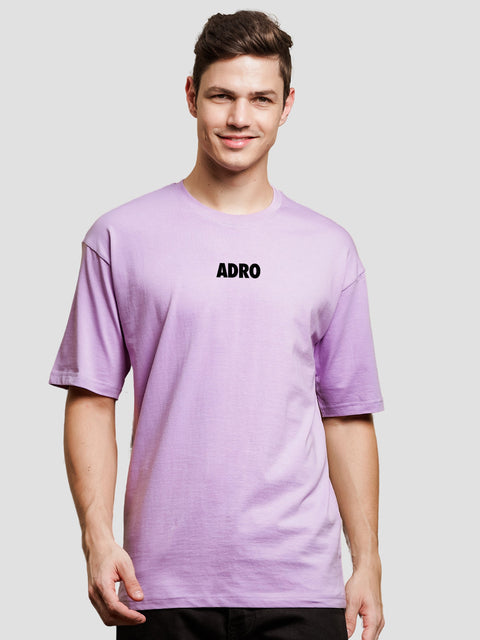 Adro Oversize T shirt for men | Drop shoulder T shirt | Mens Oversize T-shirt | 220 GSM Cotton Oversize Tshirt | Trendy Front and Back Printed T shirt