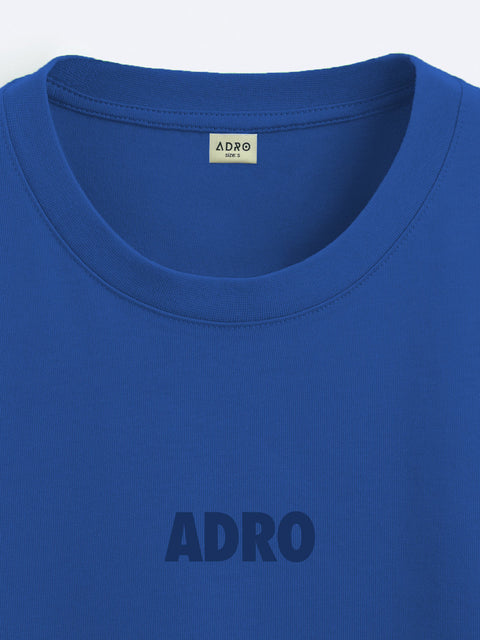 Adro Oversize T shirt for men | Drop shoulder T shirt | Mens Oversize T-shirt | 220 GSM Cotton Oversize Tshirt | Trendy Front and Back Printed T shirt