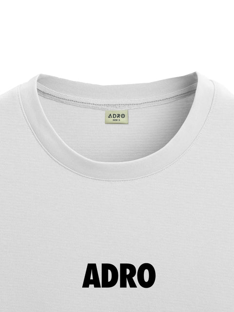 Adro Oversize T shirt for men | Drop shoulder T shirt | Mens Oversize T-shirt | 220 GSM Cotton Oversize Tshirt | Trendy Front and Back Printed T shirt