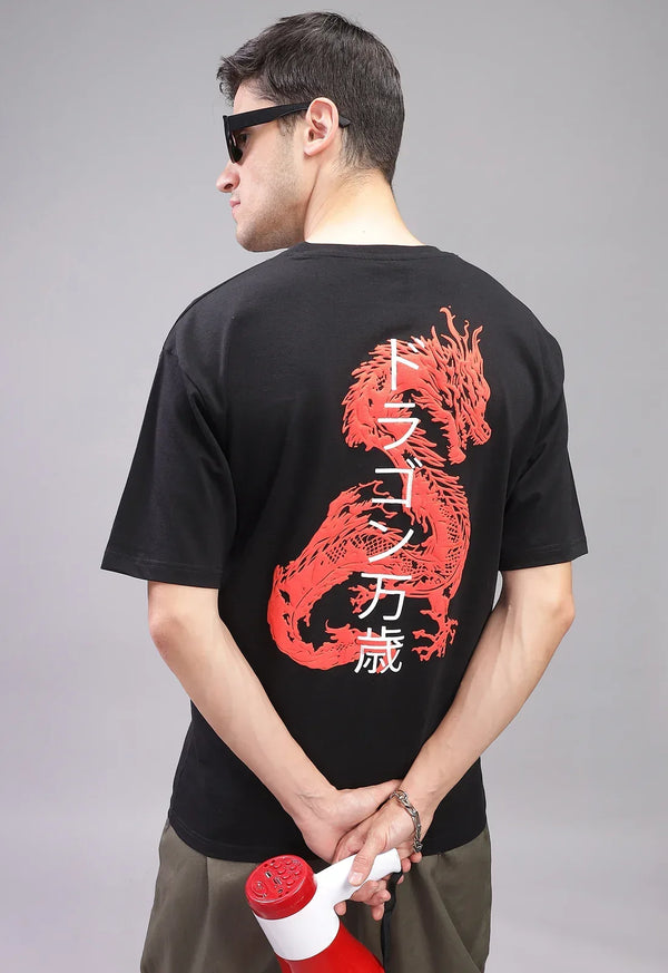 Adro Oversized Men’s T-Shirt | Skin Friendly Print | Everyday Comfort