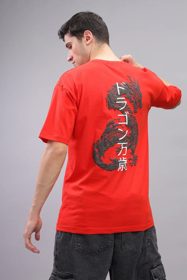 Adro Oversized Men’s T-Shirt | Skin Friendly Print | Everyday Comfort