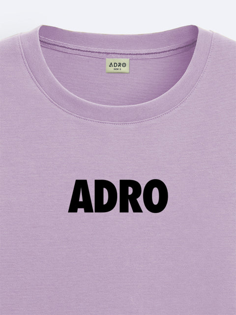 Adro Oversize T shirt for men | Drop shoulder T shirt | Mens Oversize T-shirt | 220 GSM Cotton Oversize Tshirt | Trendy Front and Back Printed T shirt