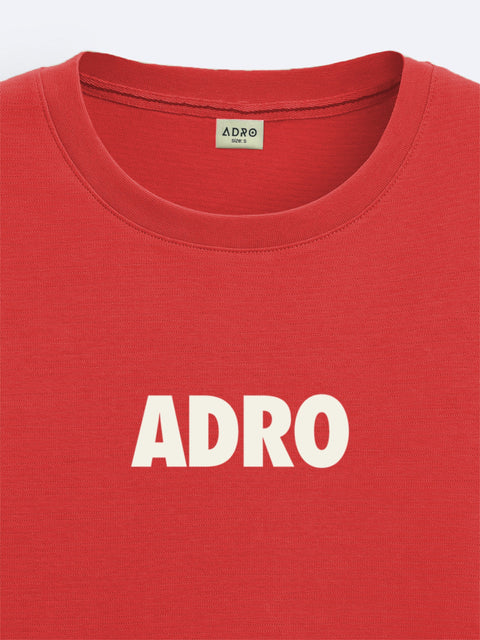 Adro Oversize T shirt for men | Drop shoulder T shirt | Mens Oversize T-shirt | 220 GSM Cotton Oversize Tshirt | Trendy Front and Back Printed T shirt