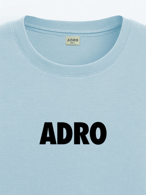 Adro Oversize T shirt for men | Drop shoulder T shirt | Mens Oversize T-shirt | 220 GSM Cotton Oversize Tshirt | Trendy Front and Back Printed T shirt