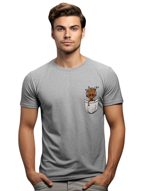 Adro Tshirt for Men | Anime T shirt for men | 100% Cotton Tshirt | Graphic Printed T-shirt | Chest Printed Tshirt | Groot Anime Tshirt | T-shirts