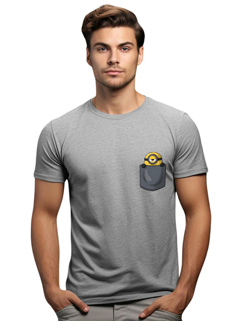 Adro Tshirt for Men | Anime T shirt for men | 100% Cotton Tshirt | Graphic Printed T-shirt | Chest Printed Tshirt | Minion Anime Tshirt | T-shirts