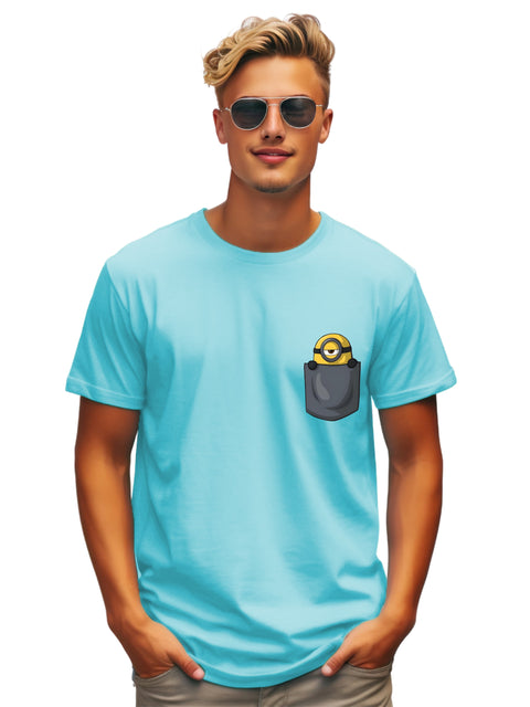 Adro Tshirt for Men | Anime T shirt for men | 100% Cotton Tshirt | Graphic Printed T-shirt | Chest Printed Tshirt | Minion Anime Tshirt | T-shirts