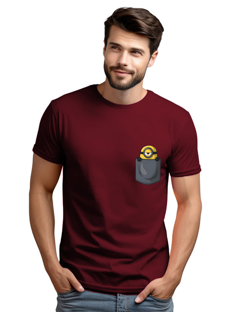 Adro Tshirt for Men | Anime T shirt for men | 100% Cotton Tshirt | Graphic Printed T-shirt | Chest Printed Tshirt | Minion Anime Tshirt | T-shirts