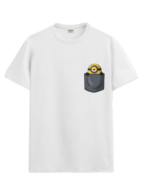 Adro Tshirt for Men | Anime T shirt for men | 100% Cotton Tshirt | Graphic Printed T-shirt | Chest Printed Tshirt | Minion Anime Tshirt | T-shirts