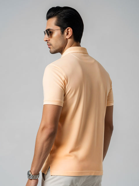 Adro Polo T Shirt for Men | Black Polo T-shirt | 100% Cotton Polo Tshirt | Regular Fit Polo| Available in Plus Size Polo