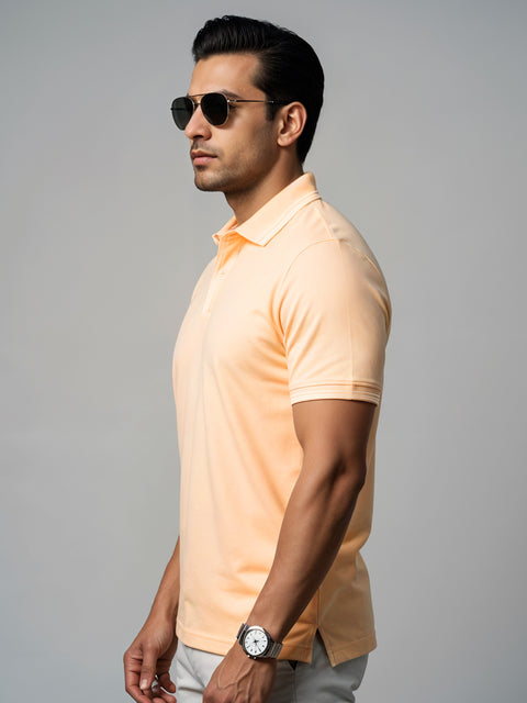 Adro Polo T Shirt for Men | Black Polo T-shirt | 100% Cotton Polo Tshirt | Regular Fit Polo| Available in Plus Size Polo