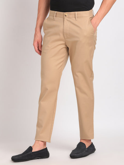 Ankle-Length Men's Cotton Chinos for Modern Comfort with Adjustable waist band.