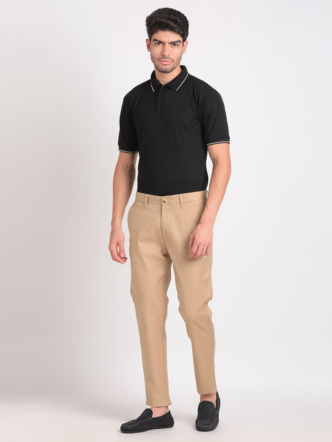 Ankle-Length Men's Cotton Chinos for Modern Comfort with Adjustable waist band.