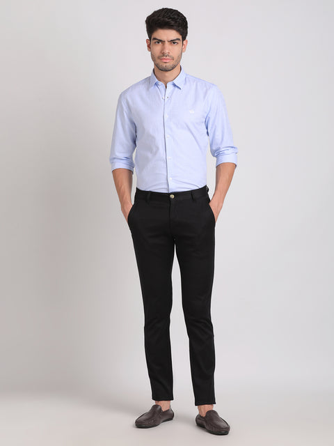 Ankle-Length Cotton Chinos for Men's Casual Cool with Adjustable waist band.