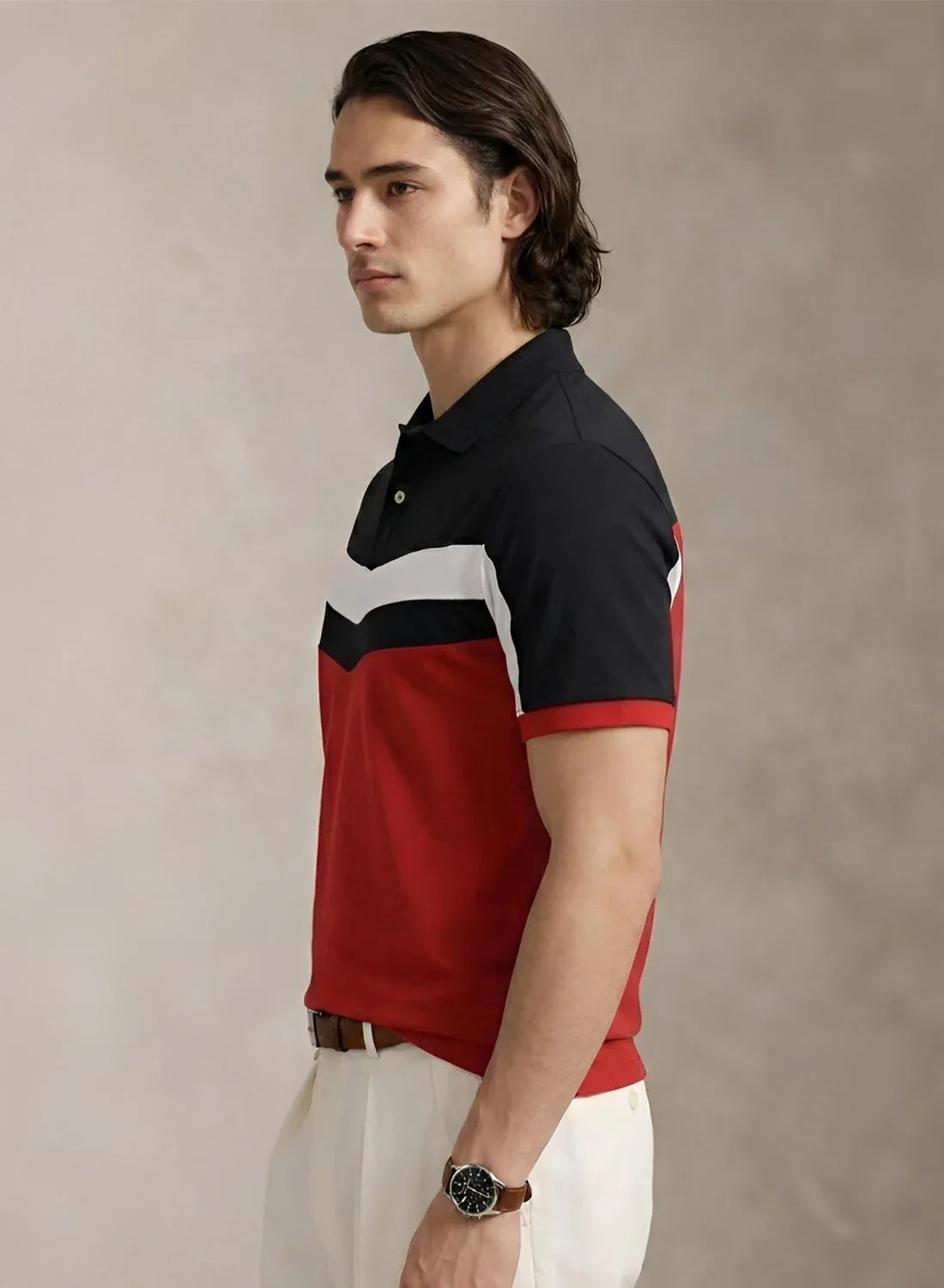 Adro Multicolour Polo T Shirt | 100% Cotton Mens Polo Tshirt | Regular Fit Half Sleeve Cut & Sew Polo T-shirt for men