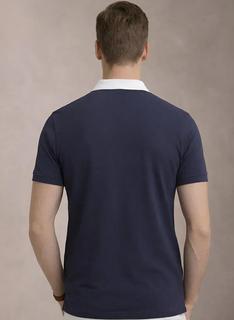Adro Multicolour Polo T Shirt | 100% Cotton Mens Polo Tshirt | Regular Fit Half Sleeve Cut & Sew Polo T-shirt for men