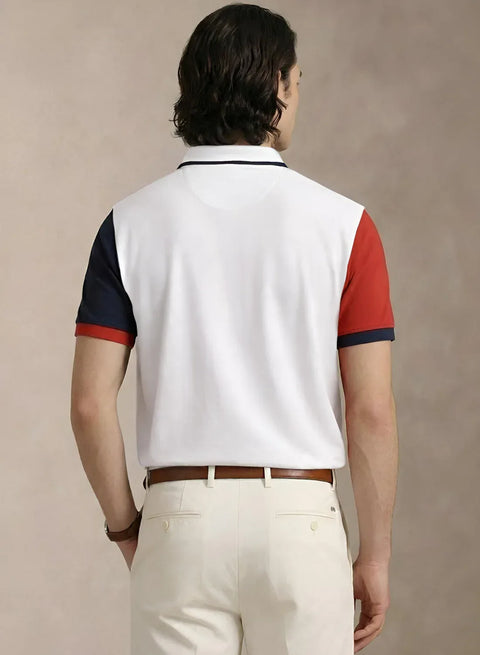 Adro Multicolour Polo T Shirt | 100% Cotton Mens Polo Tshirt | Regular Fit Half Sleeve Cut & Sew Polo T-shirt for men