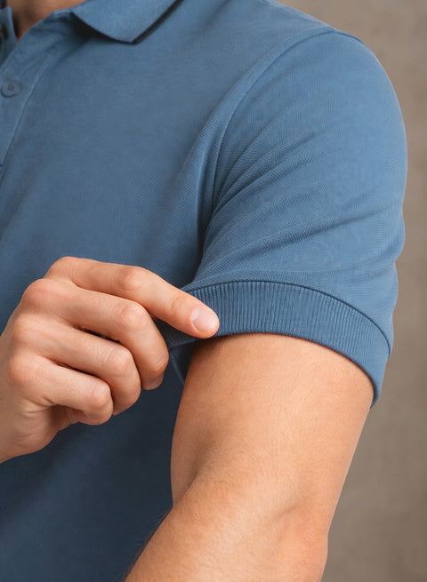 ADRO Mens Polo TShirt | Airtex Cotton Matty Fabric | Regular Fit | Breathable, Durable & Premium Casual Solid Polo T-Shirt for Men