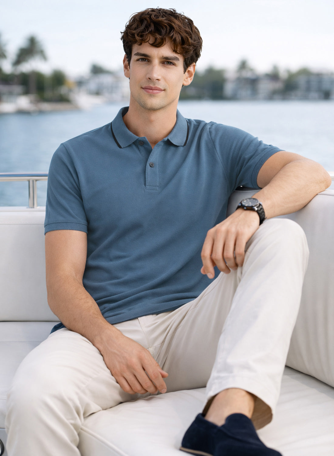 ADRO Mens Polo TShirt | Airtex Cotton Matty Fabric | Regular Fit | Breathable, Durable & Premium Casual Solid Polo T-Shirt for Men