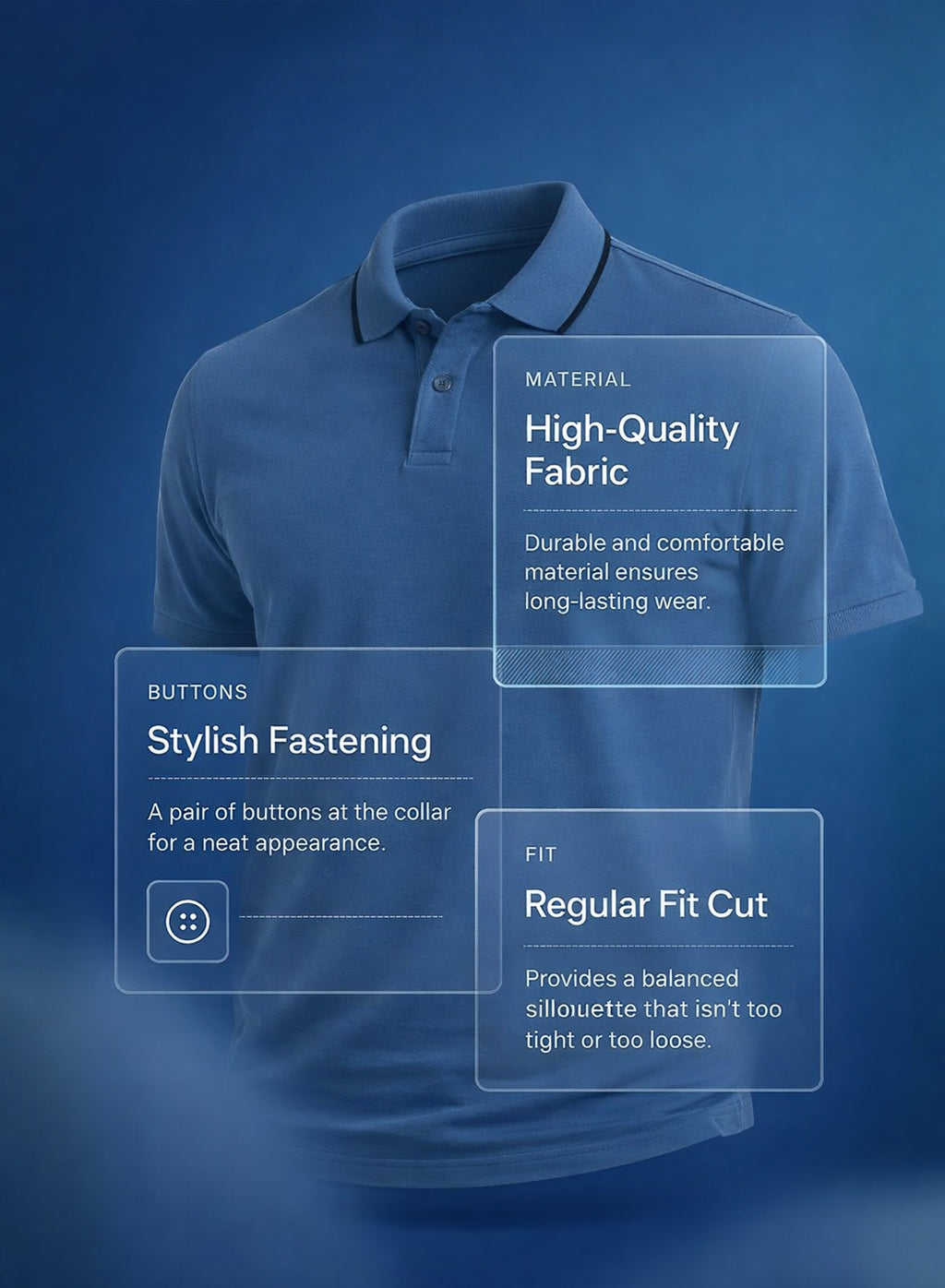 ADRO Mens Polo TShirt | Airtex Cotton Matty Fabric | Regular Fit | Breathable, Durable & Premium Casual Solid Polo T-Shirt for Men