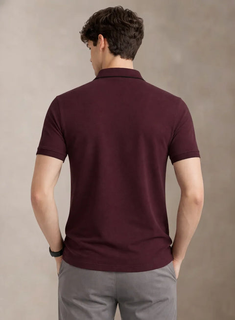 ADRO Mens Polo TShirt | Airtex Cotton Matty Fabric | Regular Fit | Breathable, Durable & Premium Casual Solid Polo T-Shirt for Men