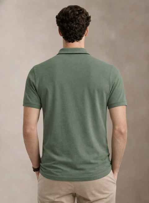 ADRO Mens Polo TShirt | Airtex Cotton Matty Fabric | Regular Fit | Breathable, Durable & Premium Casual Solid Polo T-Shirt for Men