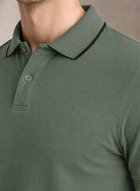 ADRO Mens Polo TShirt | Airtex Cotton Matty Fabric | Regular Fit | Breathable, Durable & Premium Casual Solid Polo T-Shirt for Men