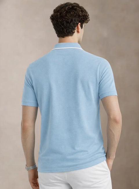 ADRO Mens Polo TShirt | Airtex Cotton Matty Fabric | Regular Fit | Breathable, Durable & Premium Casual Solid Polo T-Shirt for Men