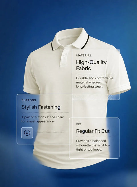 ADRO Mens Polo TShirt | Airtex Cotton Matty Fabric | Regular Fit | Breathable, Durable & Premium Casual Solid Polo T-Shirt for Men