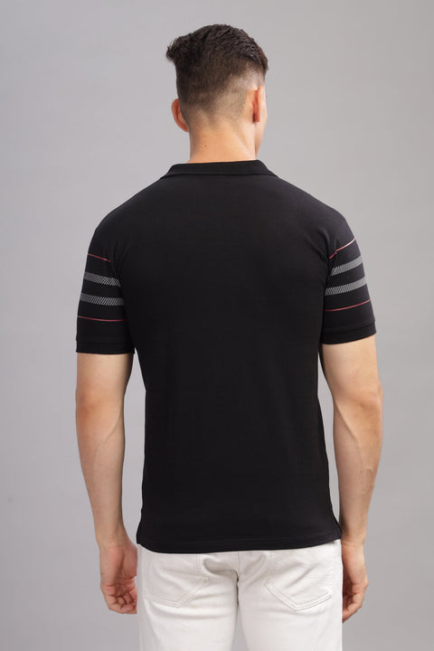 Adro Polo T-shirt for Men| Printed Polo T-Shirt | Cotton Polo T shirt Also in Plus Size