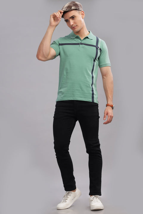 Adro Polo T-shirt for Men| Printed Polo T-Shirt | Cotton Polo T shirt Also in Plus Size