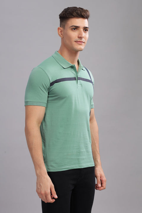 Adro Polo T-shirt for Men| Printed Polo T-Shirt | Cotton Polo T shirt Also in Plus Size