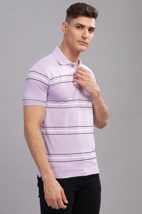 Adro Polo T-shirt for Men| Printed Polo T-Shirt | Cotton Polo T shirt Also in Plus Size