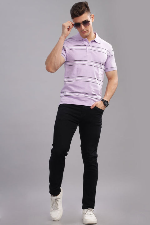 Adro Polo T-shirt for Men| Printed Polo T-Shirt | Cotton Polo T shirt Also in Plus Size