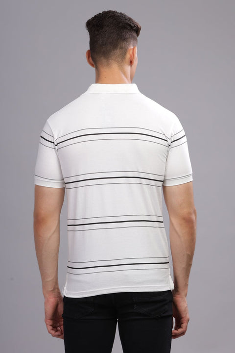 Adro Polo T-shirt for Men| Printed Polo T-Shirt | Cotton Polo T shirt Also in Plus Size