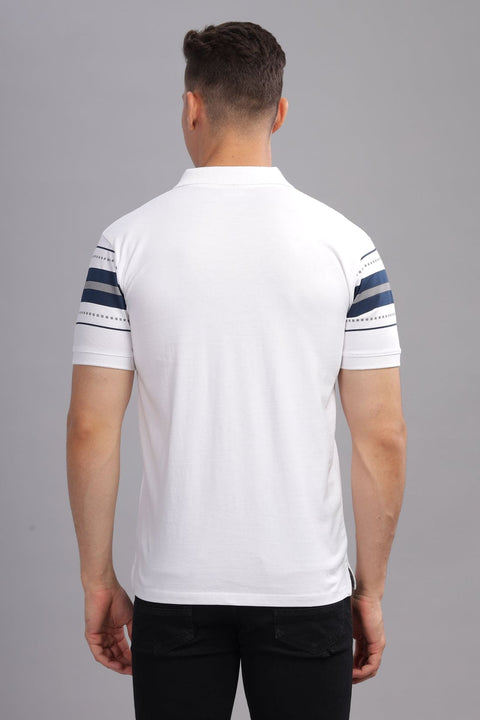 Adro Polo T-shirt for Men| Printed Polo T-Shirt | Cotton Polo T shirt Also in Plus Size