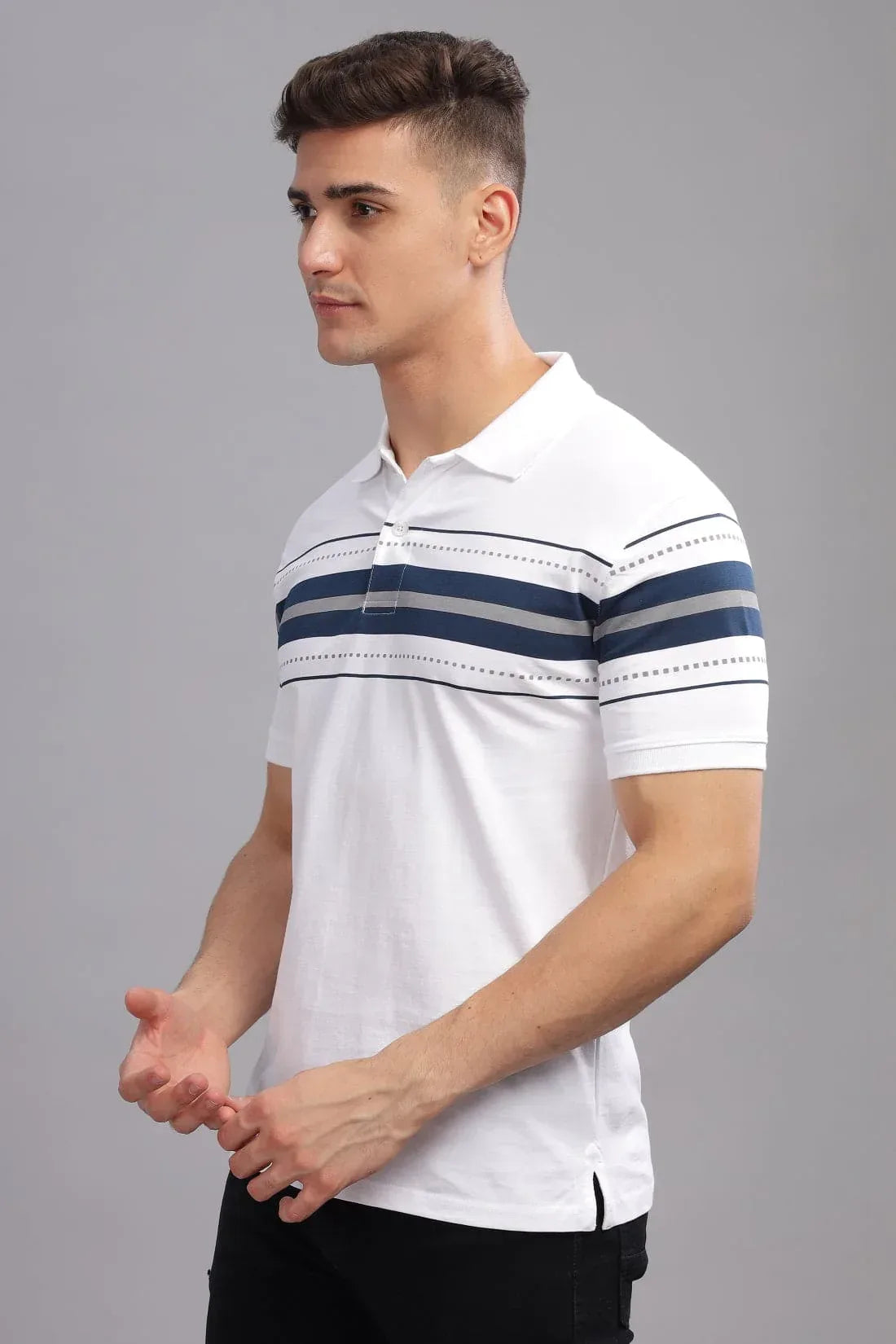 Adro Men’s Cotton Polo T-Shirt | Soft Feel | Casual Streetwear