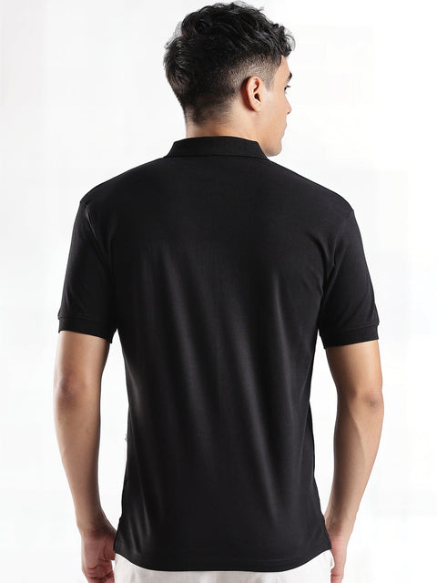 Adro Polo T-Shirt for Men – 100% Cotton Soft Fabric | Regular Fit Polo Tshirt | All over Printed Cotton Polo T Shirt for Men