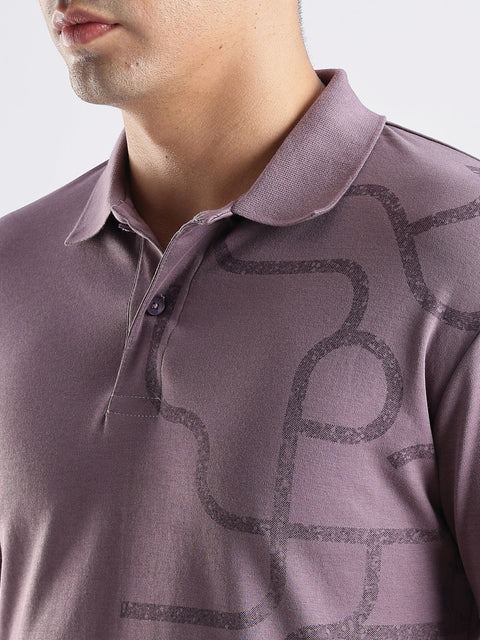 Adro Polo T-Shirt for Men – 100% Cotton Soft Fabric | Regular Fit Polo Tshirt | All over Printed Cotton Polo T Shirt for Men