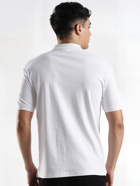 Adro Polo T-Shirt for Men – 100% Cotton Soft Fabric | Regular Fit Polo Tshirt | All over Printed Cotton Polo T Shirt for Men