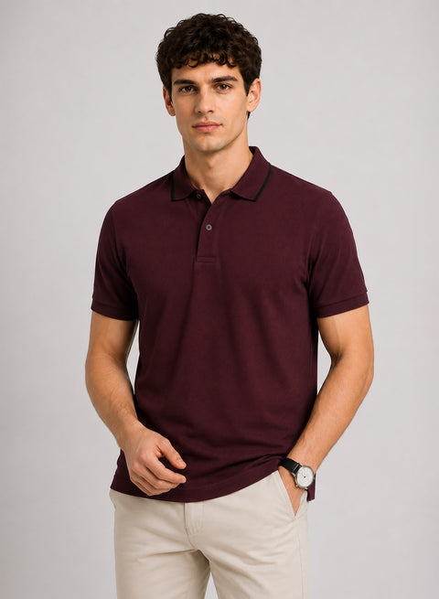 ADRO Mens Polo TShirt | Airtex Cotton Matty Fabric | Regular Fit | Breathable, Durable & Premium Casual Polo T-Shirt for Men | Port Royale