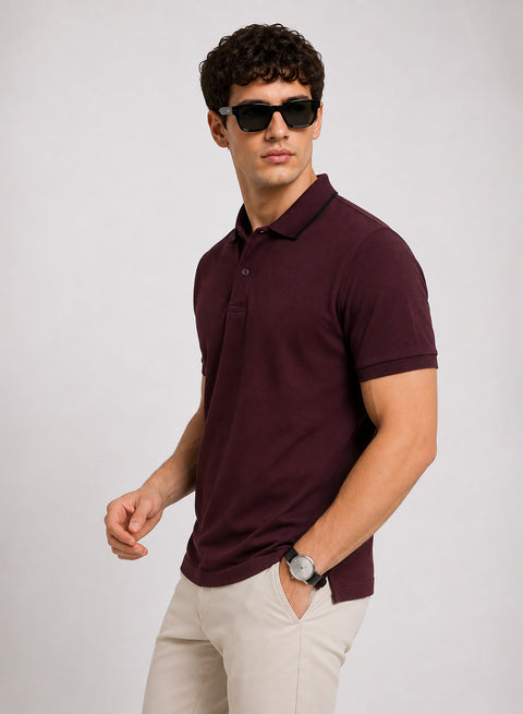 ADRO Mens Polo TShirt | Airtex Cotton Matty Fabric | Regular Fit | Breathable, Durable & Premium Casual Polo T-Shirt for Men | Port Royale